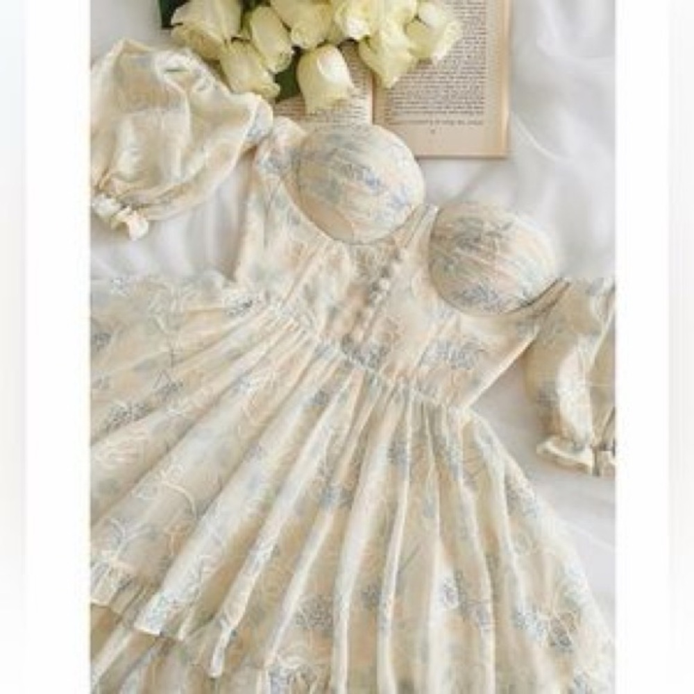 Summer In Tuscany Mini Dress NWOT